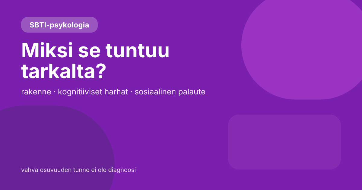 Miksi SBTI tuntuu "tarkalta"? Rakennesuunnittelu, kognitiiviset harhat ja internetin itseilmaisu