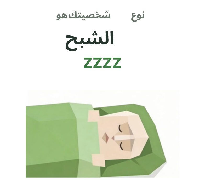 ZZZZ SBTI رسم توضيحي لنوع الشخصية، الشبح