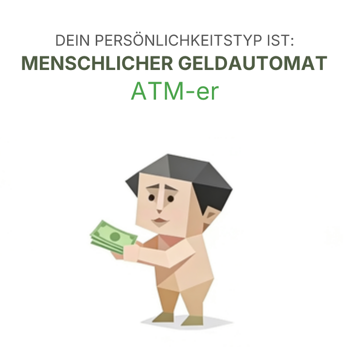 ATM-er sbti test personality type illustration for Geldgeber
