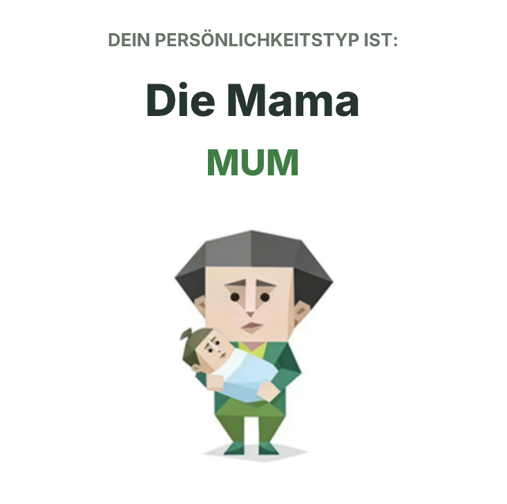 MUM SBTI-Persönlichkeitstyp-Illustration, Die Mama