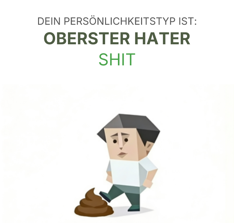 SHIT sbti test personality type illustration for Zyniker