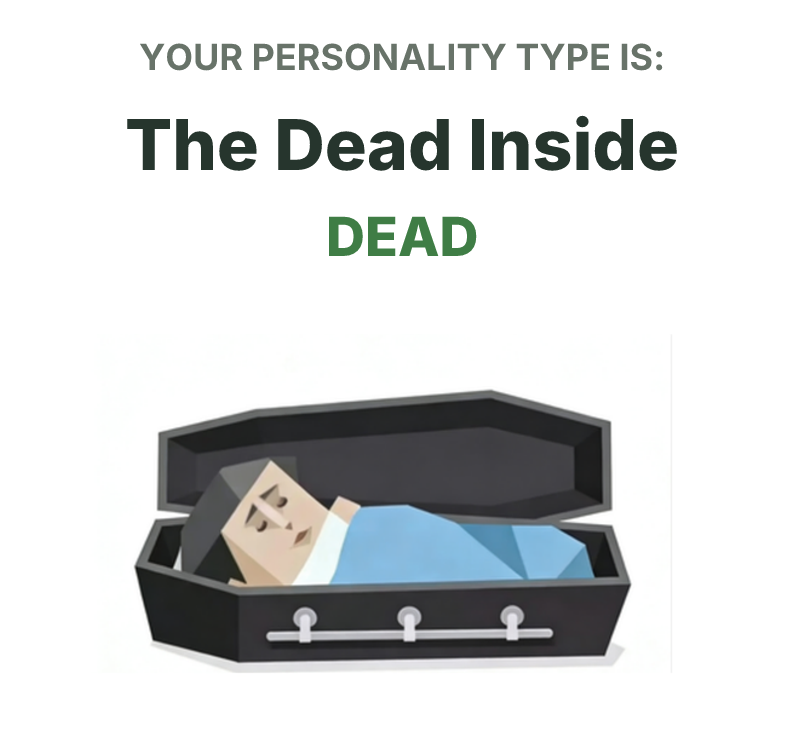SBTI personality type illustration for DEAD The Dead Inside