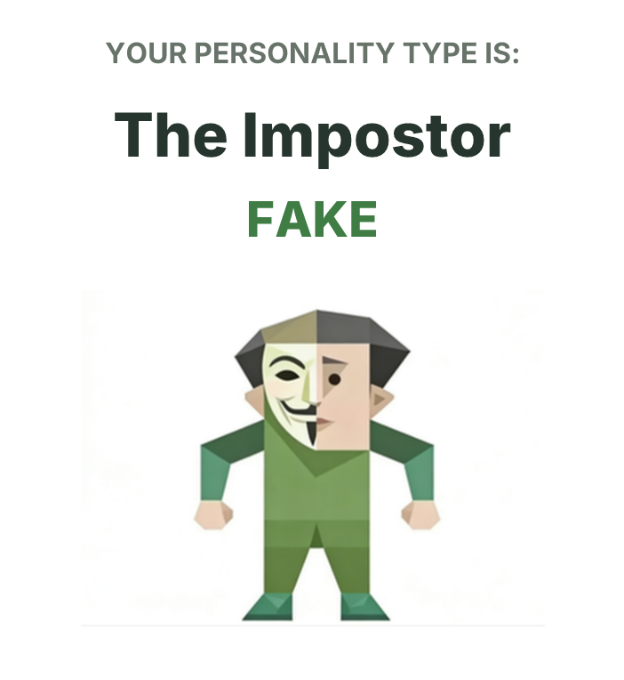 SBTI personality type illustration for FAKE The Impostor