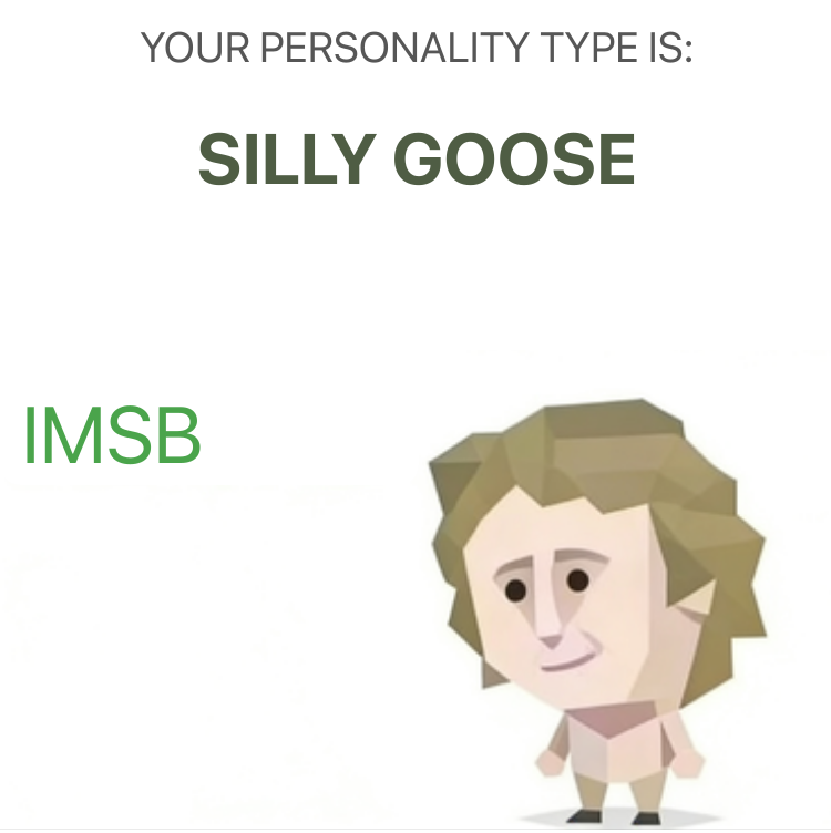 IMSB sbti test personality type illustration for Fool
