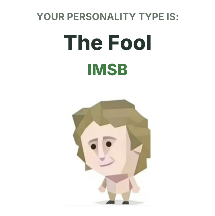 IMSB SBTI-persoonallisuustyypin kuva, The Fool
