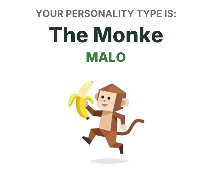 SBTI personality type illustration for MALO The Monke