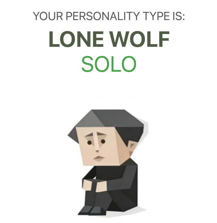 SOLO sbti test personality type illustration for orphan