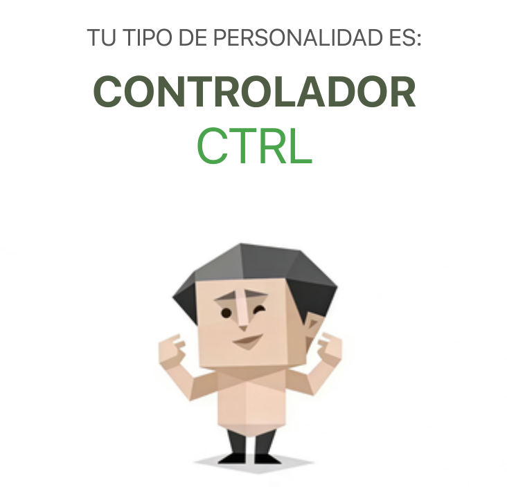 Ilustracion del tipo de personalidad del sbti test CONTROL tomador
