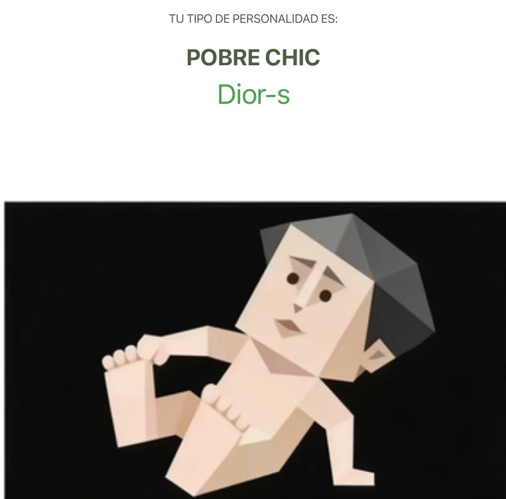 Ilustracion del tipo de personalidad del sbti test Dior-s Diaosi