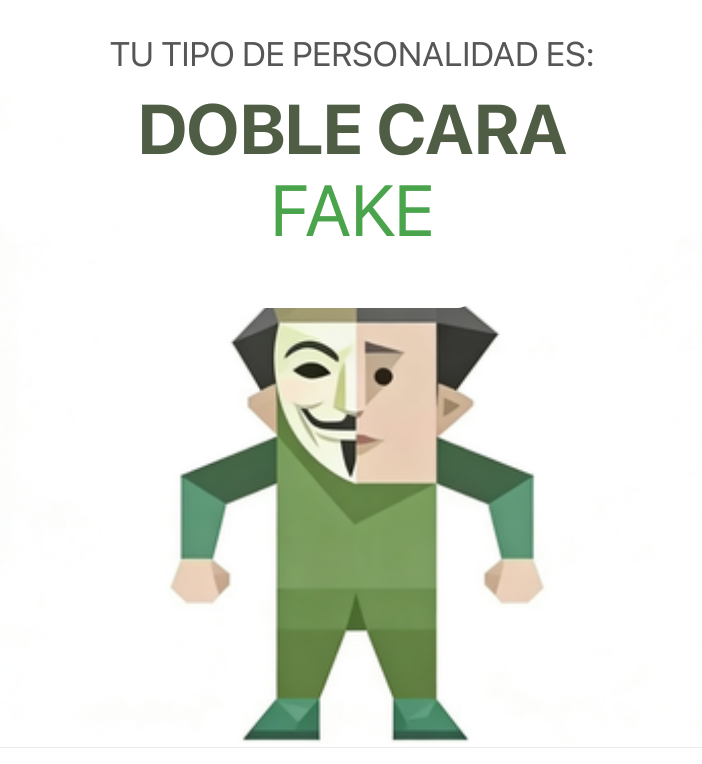 Ilustracion del tipo de personalidad del sbti test FALSO pseudohombre