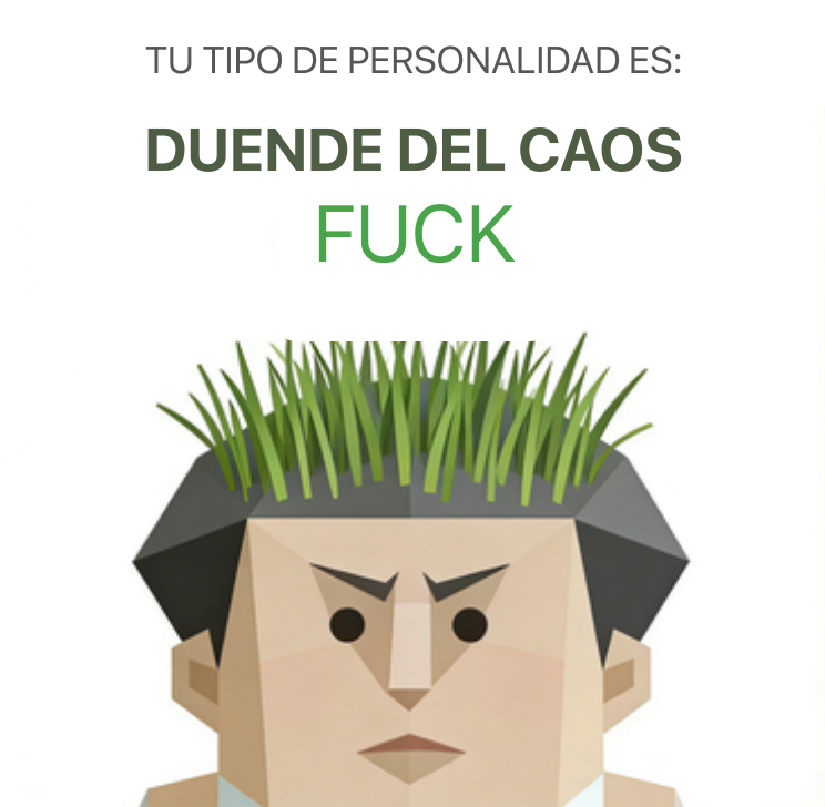 Ilustracion del tipo de personalidad del sbti test JODER Saltamontes