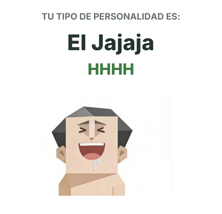 Ilustración del tipo de personalidad SBTI HHHH El Jajaja