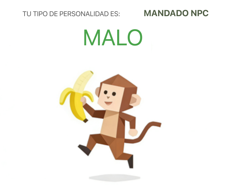 Ilustracion del tipo de personalidad del sbti test MALO ¿Qué?