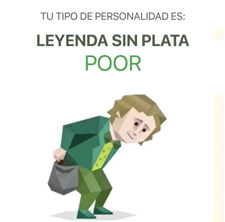 Ilustracion del tipo de personalidad del sbti test POBRE gente pobre
