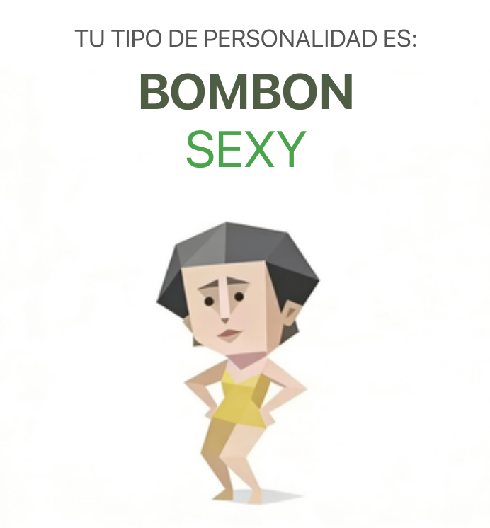 Ilustracion del tipo de personalidad del sbti test SEXY persona maravillosa