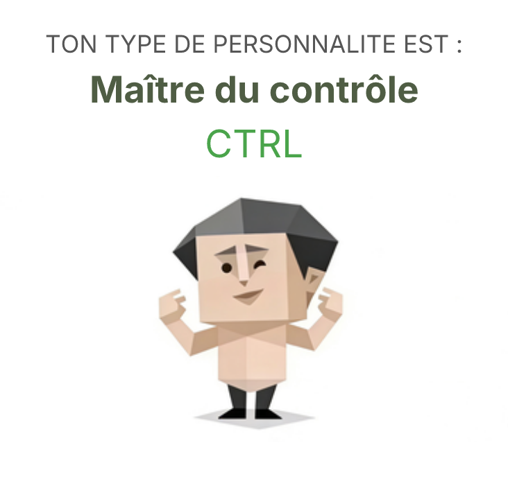 SBTI illustration du type de personnalité pour CTRL Maître du contrôle
