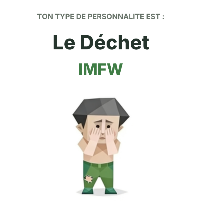 Illustration SBTI du type IMFW Le Déchet