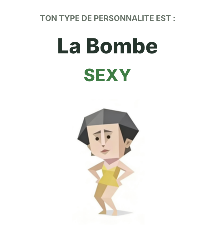Illustration SBTI du type SEXY La Bombe