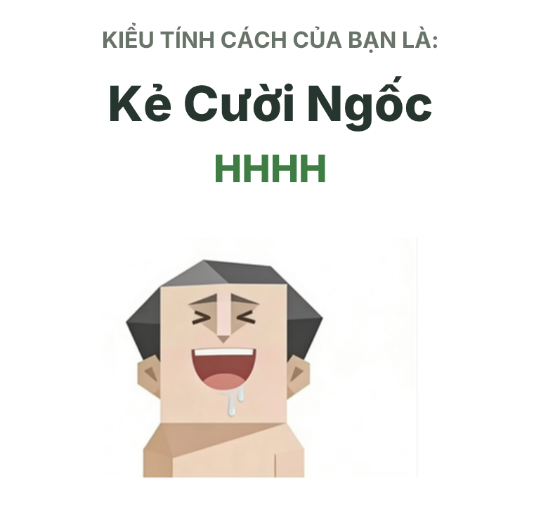 Hình minh họa kiểu SBTI HHHH Hệ Hề Hề