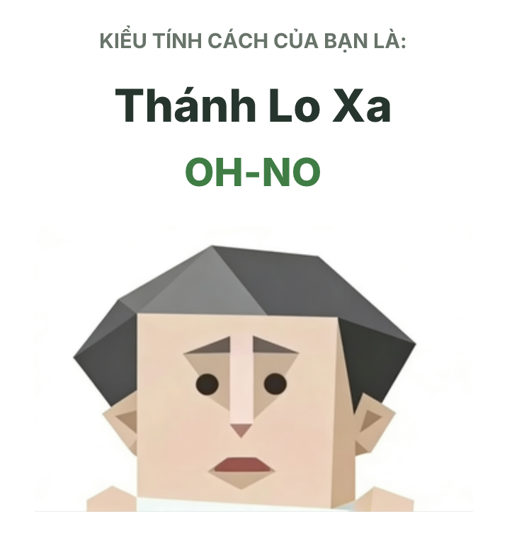 Hình minh họa kiểu SBTI OH-NO Thánh Ôi Không