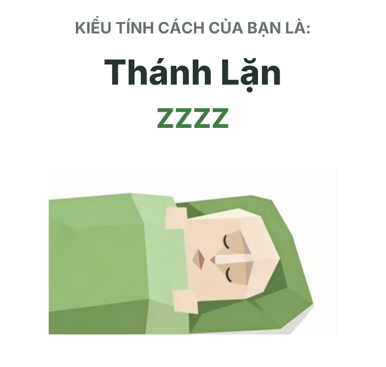 Hình minh họa kiểu SBTI ZZZZ Hệ Lặn
