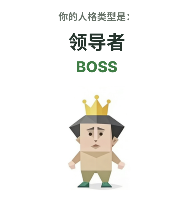 BOSS SBTI 人格类型插图,领导者