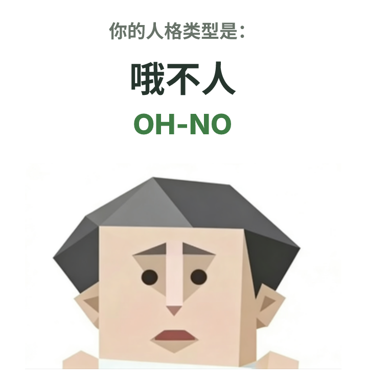 OH-NO SBTI 人格类型插图,哦不人